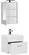 Комплект мебели для ванной Aquanet Нота 50 белый зеркало камерино - изображение 3