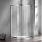 Душевой уголок Azario Milton 100х100 см AZ-ND2142 1000 профиль серебро, стекло прозрачное - изображение 2
