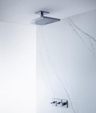 Верхний душ Axor ShowerSolutions 35279000, 2jet, 46 х 27 см, с вертикальным держателем - 3 изображение
