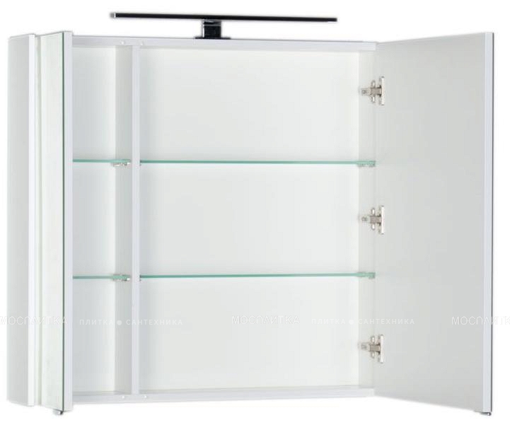 Зеркальный шкаф Aquanet Латина 80 белый - изображение 3