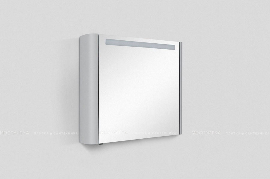Зеркальный шкаф Am.Pm Sensation M30MCR0801FG, правый, 80 см, с подсветкой, серый шелк - изображение 2