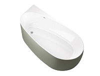 Акриловая ванна Allen Brau Priority 170x80 2.31002.20/CGM белый глянец/цементно-серый