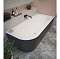 Акриловая ванна 180х80 см Cezares Slim SLIM CORNER-180-80-60-R-NERO-SET черная матовая - изображение 4