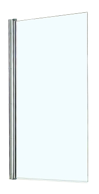 Душевая шторка на ванну Azario Merrit 80х140 см AZ-NF6211-1 800 профиль серебро, стекло прозрачное1