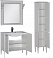 Комплект мебели для ванной Aquanet Паола 90 белый патина серебро - изображение 4