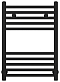 Полотенцесушитель водяной Сунержа Модус 60х40 см 31-0250-6040 матовый черный - 2 изображение