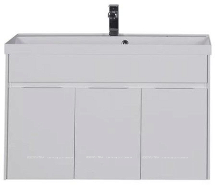 Комплект мебели для ванной Aquanet Латина 100 белый - 8 изображение