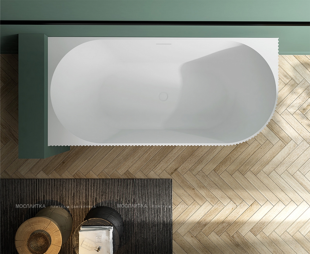 Акриловая ванна Abber 170х80 см AB9329-1.7 L, белый - изображение 4