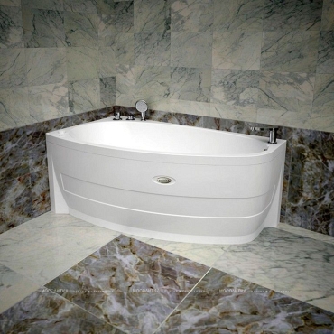 Акриловая ванна Radomir Орсини Стандарт Chrome L - 5 изображение