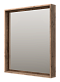 Зеркало Brevita Dallas 70 см DAL-02070-074 с подсветкой, дуб галифакс олово - изображение 4