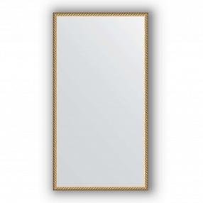 Зеркало в багетной раме Evoform Definite BY 0737 58 x 108 см, витая латунь