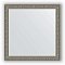 Зеркало в багетной раме Evoform Definite BY 3232 74 x 74 см, виньетка состаренное серебро 
