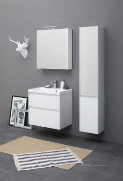 Комплект мебели для ванной Aquanet Гласс 80 белый - 19 изображение