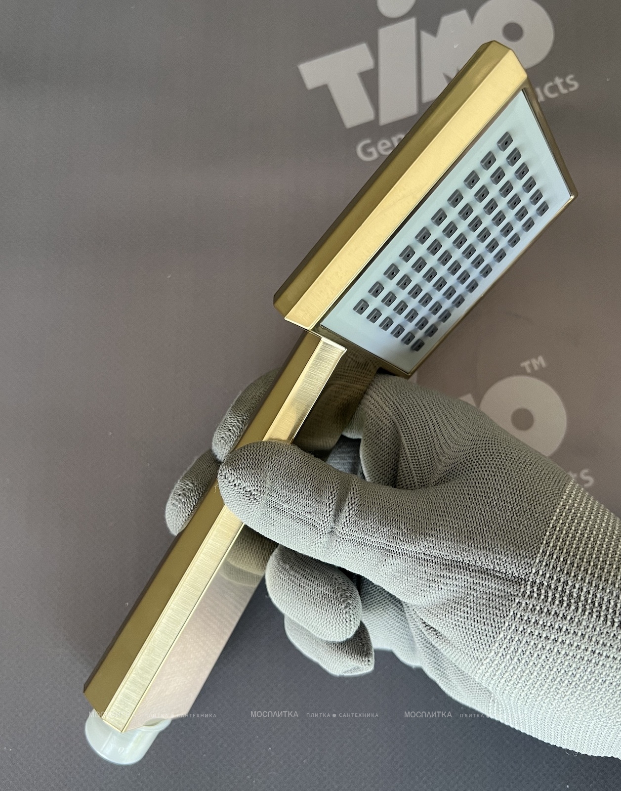 Душевой комплект Timo Petruma SX-5049/17SM с термостатом золото матовое - изображение 4
