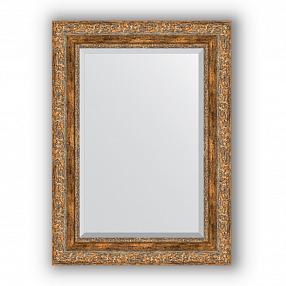 Зеркало в багетной раме Evoform Exclusive BY 3384 55 x 75 см, виньетка античная бронза