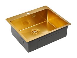 Мойка кухонная Paulmark Isar PM805951-BG брашированное золото