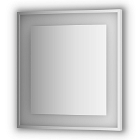 Зеркало в багетной раме и LED-светильником Evoform Ledside BY 2202 70х75 см