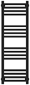 Полотенцесушитель водяной Сунержа Модус PRO 100х35 см 31-0450-1030 Матовый чёрный - изображение 2