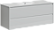 Тумба с раковиной Sancos Libra, 119 см., эмаль белый, LB120-1W - 2 изображение