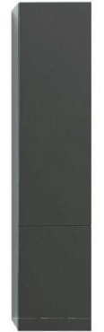 Шкаф-пенал для ванной Aquanet Алвита 35 серый антрацит - 3 изображение