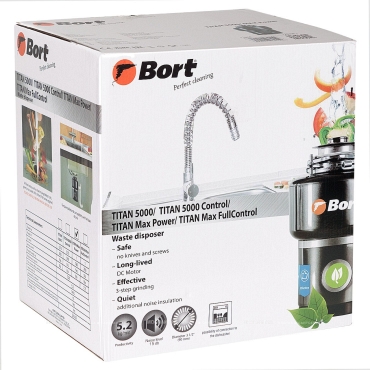 Измельчитель пищевых отходов Bort Titan MAX Power 91275790 - 5 изображение