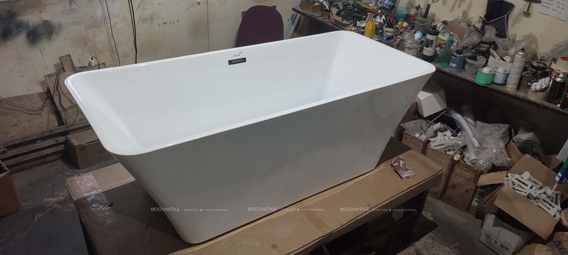 Акриловая ванна Ceruttispa Potenza 170х75 см С-3048 белая - изображение 2