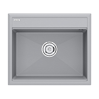 Мойка кухонная Paulmark Stepia PM115951-GRS серый дым