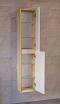 Шкаф-пенал Raval Frame 160 Fra.04.160/P/W-DS, подвесной, фасад - белый, корпус - дуб сонома - изображение 4
