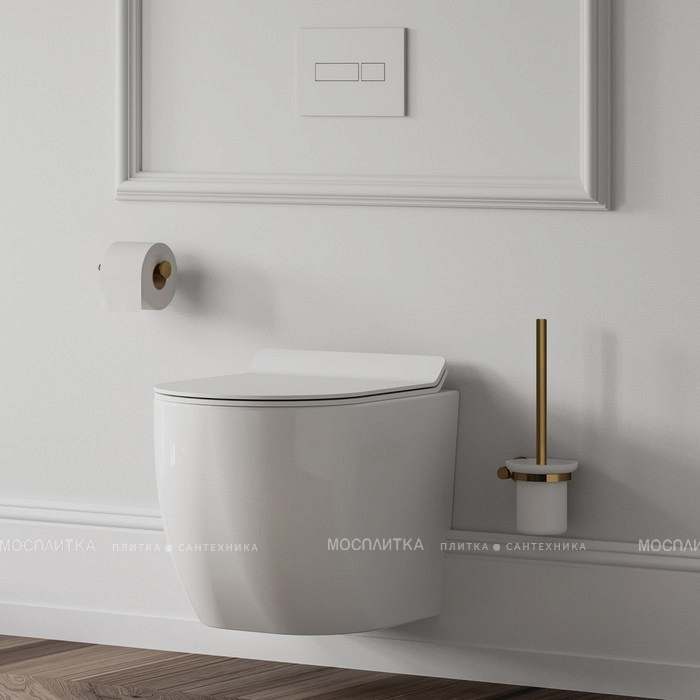 Держатель туалетной бумаги Omnires Modern project (золото), MP60510GL - изображение 2