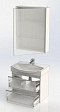 Комплект мебели для ванной Aquanet Франка 65 белый - 12 изображение