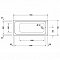 Акриловая ванна Duravit D-Code 170x75 см 700100000000000 - изображение 3