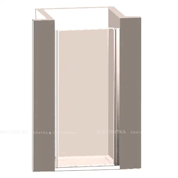 Душевая дверь Vincea Orta 70 см хром, стекло шиншилла, левая, VDP-1O700CH-L - изображение 9