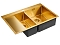 Мойка кухонная Paulmark Union PM537851-BGR брашированное золото - изображение 2