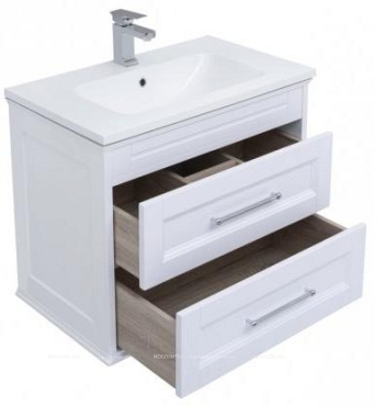 Комплект мебели для ванной Aquanet Бостон М 80 белый - 16 изображение