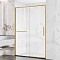 Душевая дверь Vincea Slim Soft 110x200 см, VDS-1SS110CLG, профиль золото, стекло прозрачное - 2 изображение