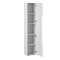 Пенал Briz Бьелла 35 см, белый глянец - 2 изображение