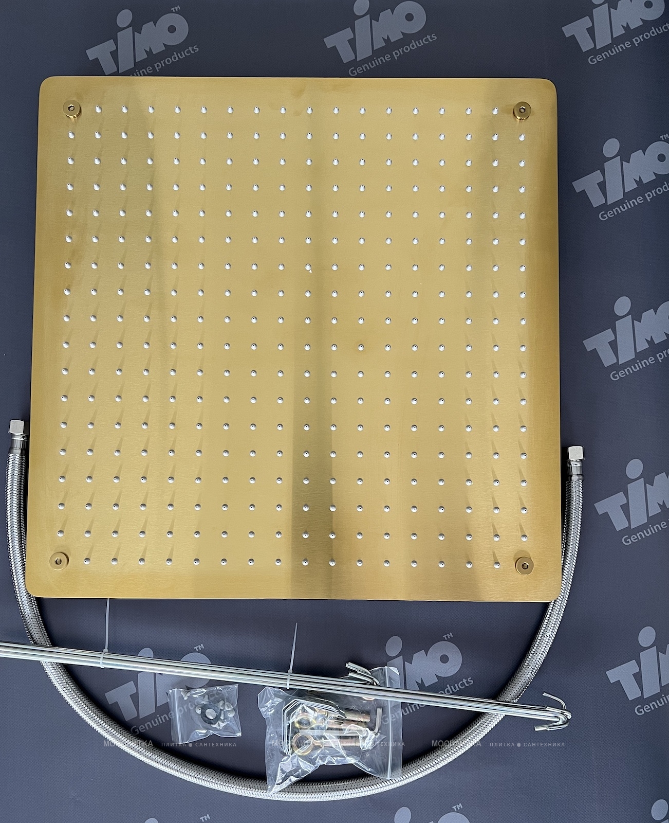Душевой комплект Timo Petruma SX-5029/17SM с термостатом золото матовое - изображение 3