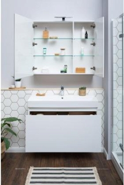 Комплект мебели для ванной Aquanet Йорк 100 белый - 9 изображение