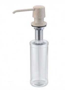 Дозатор жидкого мыла Zorg Inox ZR-20 WHITE, цвет белый - 7 изображение
