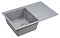 Мойка кухонная Paulmark Flugen PM217850-GRM серый металлик - изображение 2