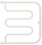 Полотенцесушитель водяной Сунержа Лира 60х60 см 12-4011-6060 белый - 2 изображение
