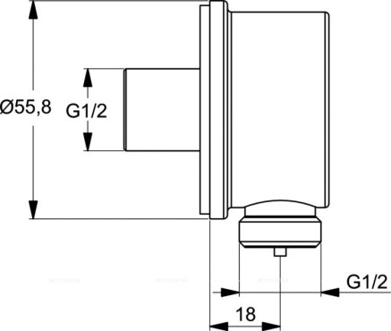 Душевой комплект Ideal Standard Ceraflex с внутренней частью BC447AA - 10 изображение