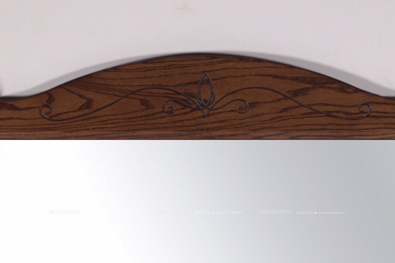 Зеркало ASB-Woodline Салерно 65 массив ясеня, антикварный орех - 3 изображение