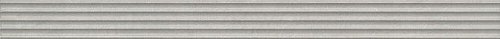 Керамическая плитка Kerama Marazzi Бордюр Пикарди структура серый 3,4х40