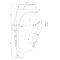 Смеситель для раковины с гигиеническим душем Paini Torre 98CR205/574 хром глянец - изображение 8