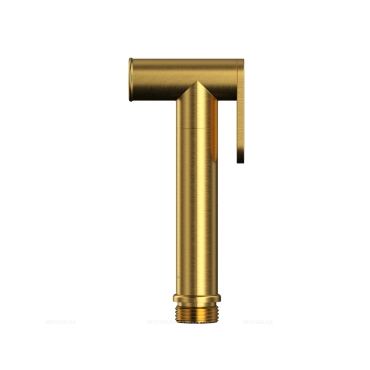 Гигиенический душ Whitecross Y brushed gold BIDETTA-GLB , 1 режим, d 2,6 см., брашированное золото - 2 изображение