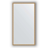 Зеркало в багетной раме Evoform Definite BY 0743 68 x 128 см, витое золото