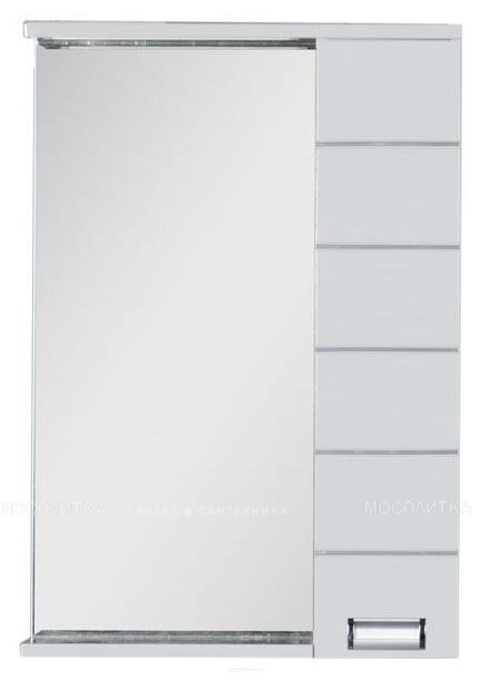 Зеркальный шкаф Aquanet Доминика 60 LED белый - изображение 4