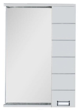 Зеркальный шкаф Aquanet Доминика 60 LED белый - 4 изображение