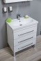 Комплект мебели для ванной Aquanet Сиена 70 напольная белый - изображение 7